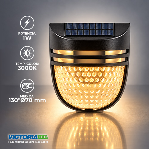 SOLAR APLIQUE 3000K 90U/C