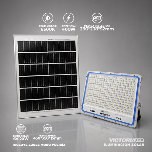 SOLAR REFLECTOR MULTIPUNTO 6500K 400W