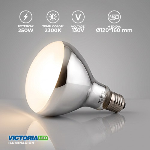 FOCO LED VICTORIA INFRA BLANCO 250W 50U/C