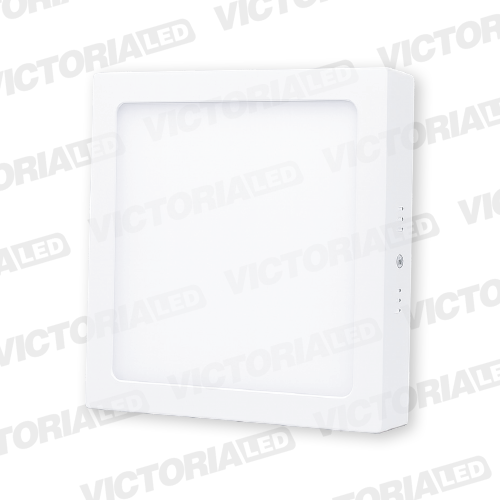 VICTORIA LED PANEL SOBREPUESTO CUADRADO 18W 6500K 20U/C