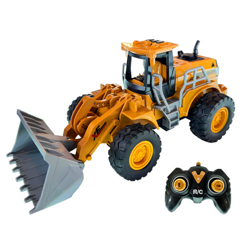 JUGUETE PALA MECANICA CON CONTROL REMOTO Y LUCES