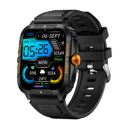 SMARTWATCH COLMI P76 BLACK - ORANGE
