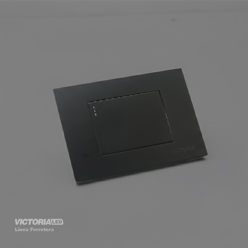 INTERRUPTOR SIMPLE GRANDE CONMUTABLE 16A 125/250V PC NEGRO 10U/C