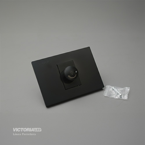 INTERRUPTOR DIMMER SIMPLE 300W 125/250V PC NEGRO 5U/C