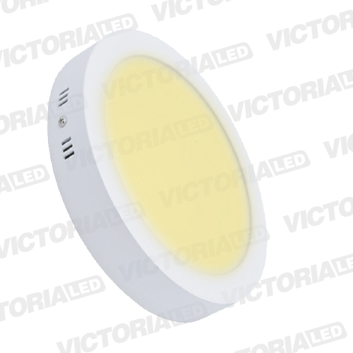 VICTORIA LED PANEL 3000K 12W SOBREPUESTO REDONDO 30U/C