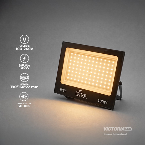 EVA REFLECTOR 3000K 100-240V IP66 FP0.5 20U/C
