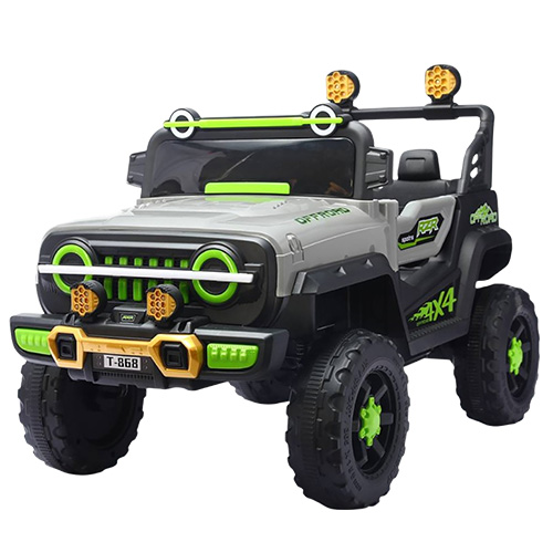JUGUETE CARRO DE BATERIA C/R GRIS