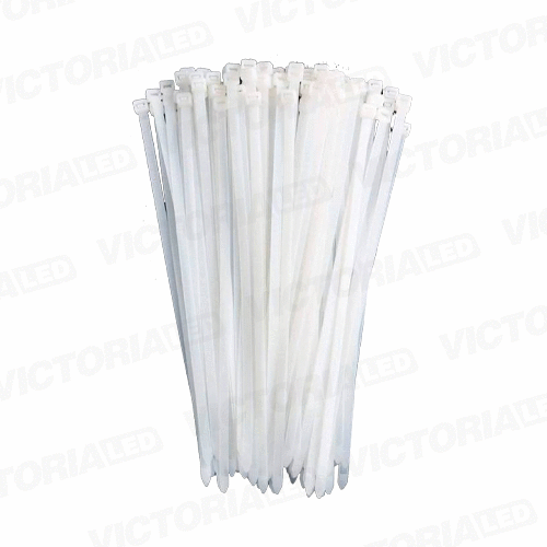 [B-8X30] AMARRAS PLASTICAS BLANCA 8MMX300MM 100PZAS