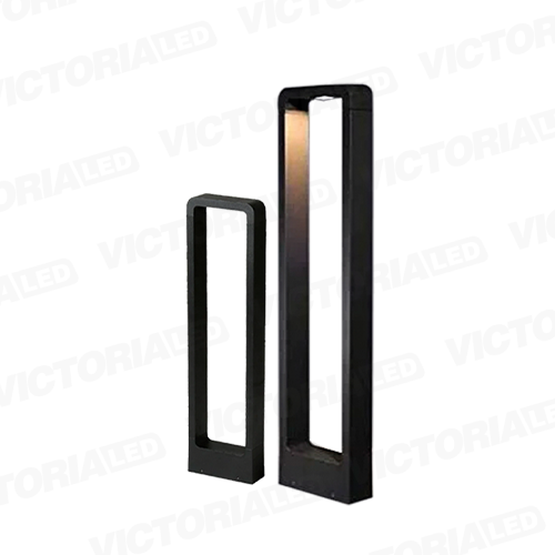 [APVG01-800] BOLARDO LED IP54 5W 3000K NEGRO 162*57MM
