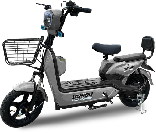 [BY500 GREY] SCOOTER ELECTRICO 500W GRIS