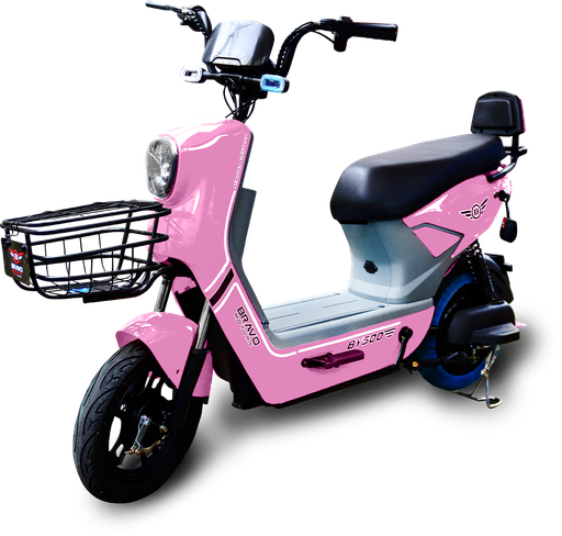 [BY500N ROSADO] SCOOTER ELECTRICO 500W ROSADO