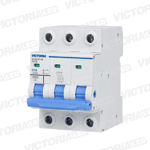 [AC10K-3P 16A] BREAKER VICTORIA LED AC 10K 3P 16A 4U/C