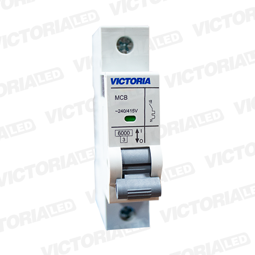 [AC6K-1P 25A] BREAKER VICTORIA LED AC 6K 1P 25A 12U/C
