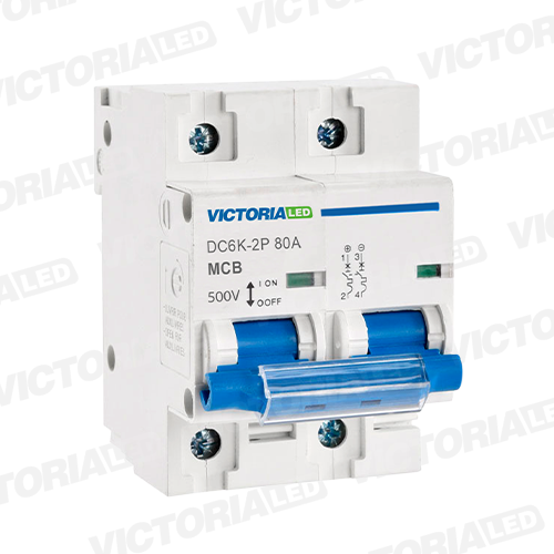 [DC10K-2P 125A] BREAKER VICTORIA LED DC 10K 2P 125A 6U/C