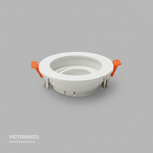 [VCDU-1B] CARCASA REDONDA 100X35MM BLANCA 100U/C