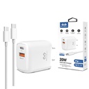 CARGADOR CON CABLE TIPO C