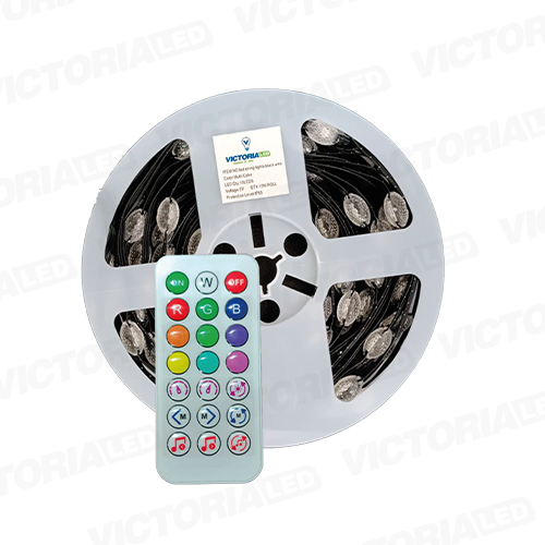 [OB-5V-BK] CINTA LED 10M RGB 0.38MM