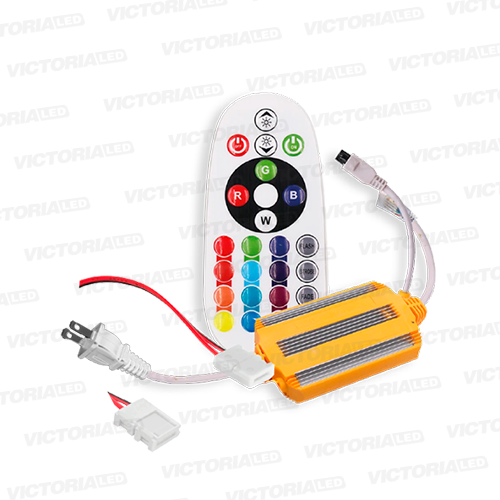[VL-RGB SET] CONTROLADOR CINTA LED 110V 10MM 240L RGB + CONTROL + CONECTOR