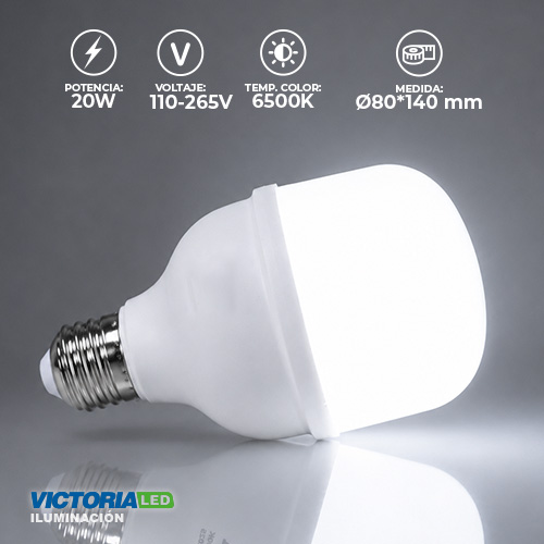 [EF-20W] FOCO LED EVA 20W 85-265V 6500K 100U/C