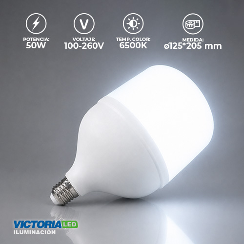 [EF-50W] FOCO LED EVA 50W 85-265V 6500K 40U/C