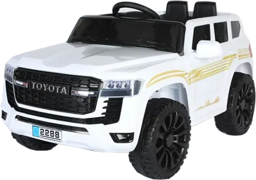 [BJNA2288 BLANCO] JUGUETE CARRO DE BATERIA C/R BLANCO