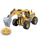 JUGUETE RETRO EXCAVADORA CON CONTROL REMOTO