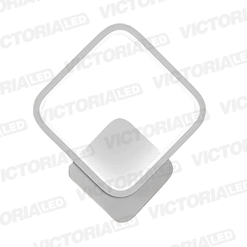 [3072 6K WHITE] LAMPARA DECORATIVA DE PARED LED METAL/SILICON 6K WHITE