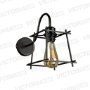 LAMPARA DECORATIVA DE TECHO 1*E27 METAL NEGRO