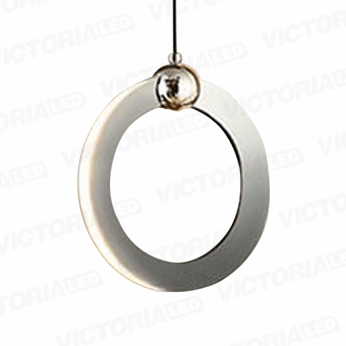 [LC-2306-8] LAMPARA DECORATIVA DE TECHO LED 8W 3000K ALUM/ACRILICO