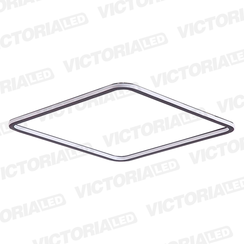 [SD002-1 BLACK] LAMPARA DECORATIVA DE TECHO LED METAL/ACRILICO BLACK