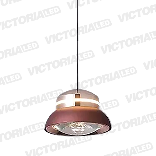 [P120 BROWN] LAMPARA DECORATIVA LED 12W 3000K ALUMINIO BROWN