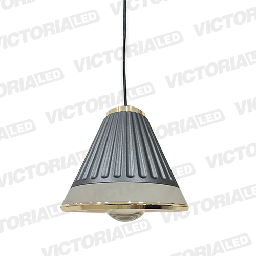 [P180 GRAY] LAMPARA DECORATIVA LED 12W 3000K ALUMINIO GRAY