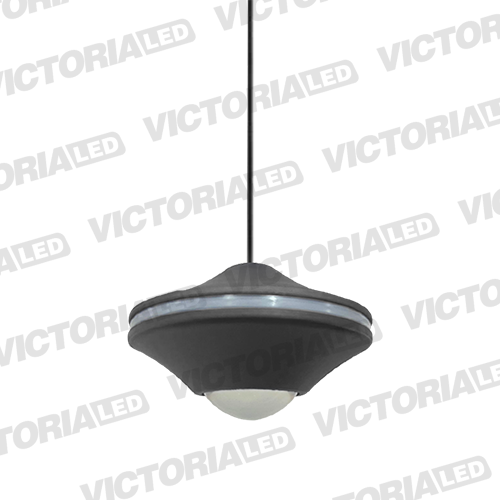 [P003 GRAY] LAMPARA DECORATIVA LED 8W 3000K ALUM/ACRILICO GRAY