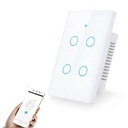 SMART INTERRUPTOR 4CH WIFI TUYA BLANCO