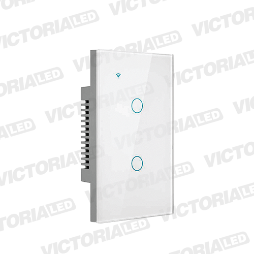 [VL-T2USB] SMART INTERRUPTOR DOBLE WIFI TUYA BLANCO 86U/C