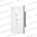 SMART INTERRUPTOR TRIPLE WIFI TUYA BLANCO 86U/C