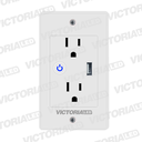 SMART TOMACORRIENTE WIFI TUYA USB EMPOTRABLE 70U/C