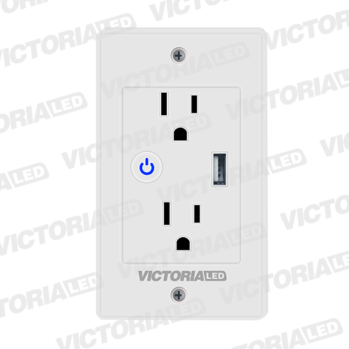 [VL-SWS2] SMART TOMACORRIENTE WIFI TUYA USB EMPOTRABLE 70U/C