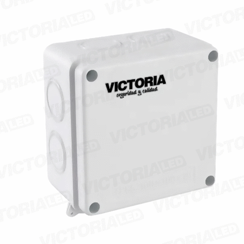 [CDP100] VICTORIA LED CAJA DE PASO 100X100X70MM 100U/C