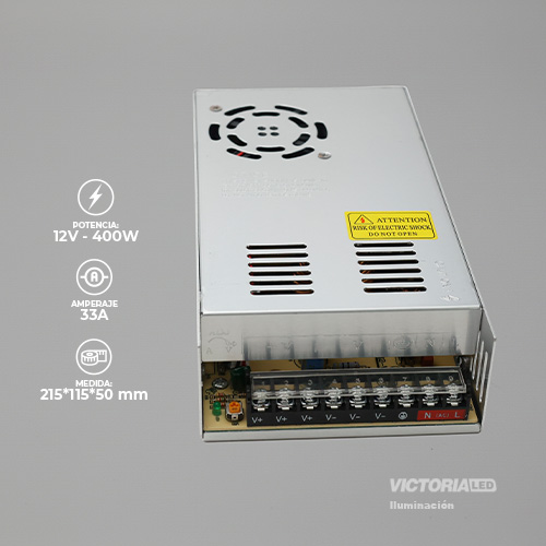 [VL-F33A] VICTORIA LED FUENTES DE PODER 12V 400W 110-220V