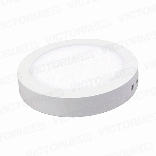 [LV-210 18W 6500K] VICTORIA LED PANEL 6500K 18W SOBREPUESTO REDONDO 20U/C
