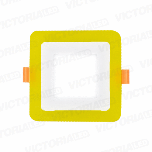 [LV-206ECY 12+4] VICTORIA LED PANEL EMP CUA 12W+4W AMARILLO 40U/C