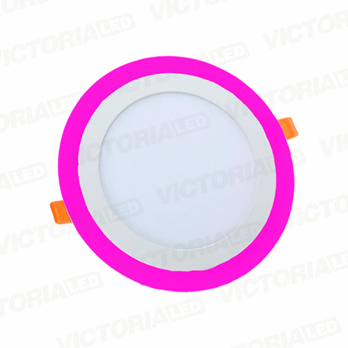 VICTORIA LED PANEL EMP RED 12W+4W FUCSIA 40U/C