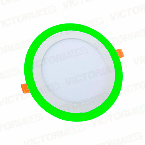 [LV-206ERV 12+4] VICTORIA LED PANEL EMP RED 12W+4W VERDE 40U/C