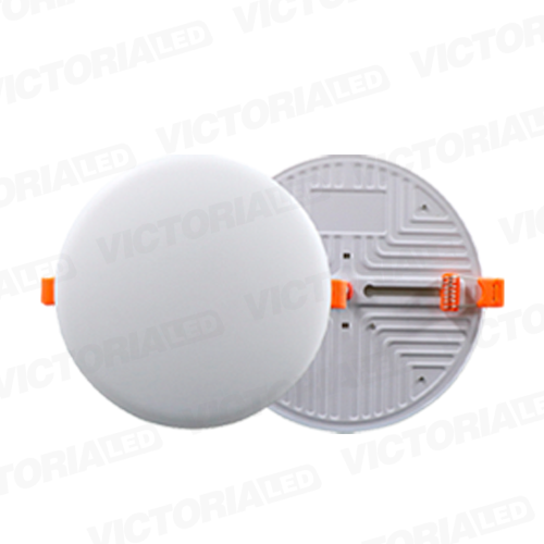 [LV-112 48W 3000K] VICTORIA LED PANEL SIN BORDE 48W EMPOTRABLE REDONDO 10U/C