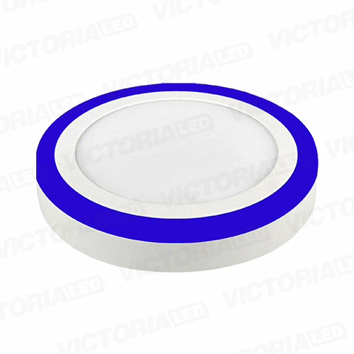 [LV-206SRA 12+4] VICTORIA LED PANEL SOB RED 12W+4W AZUL 40U/C