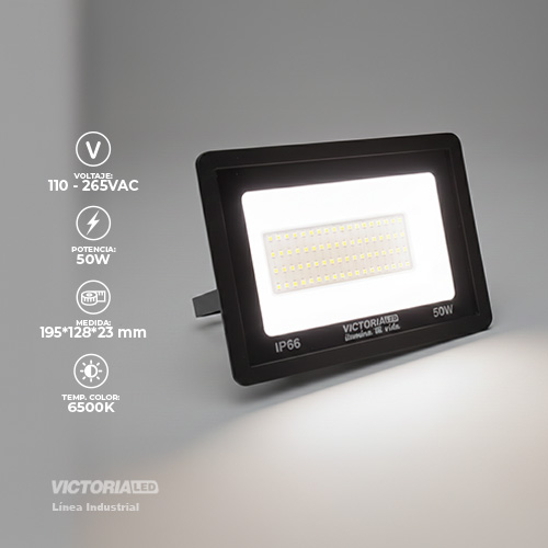 [VLY-50W 6500K] VICTORIA LED REFLECTOR 6500K 100-240V IP66 30U/C