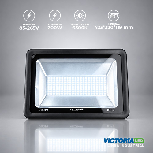 [SMD-H200W] VICTORIA LED REFLECTORES 6500K
