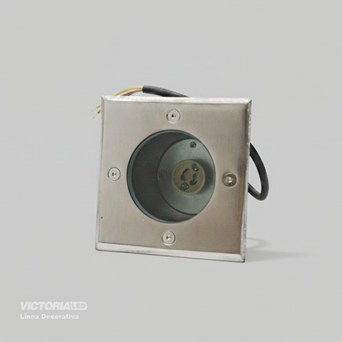 [VLCC-G1] CARCASA PARA PISO CUADRADO 1*GU10 IP67 20U/C