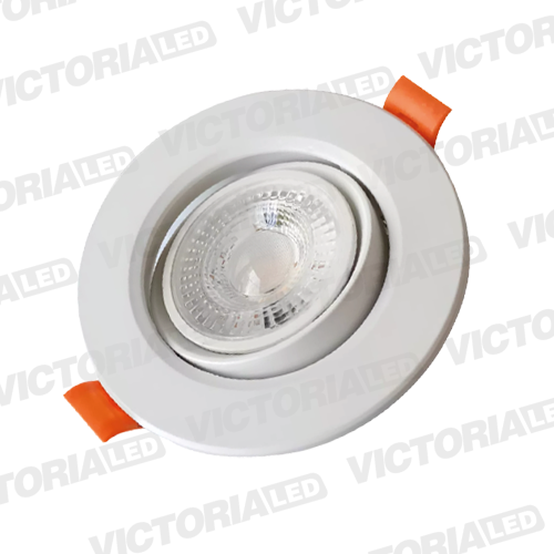 [VL-SRB7W 3K] OJO DE BUEY 7W 3000K REDONDO BLANCO 100U/C